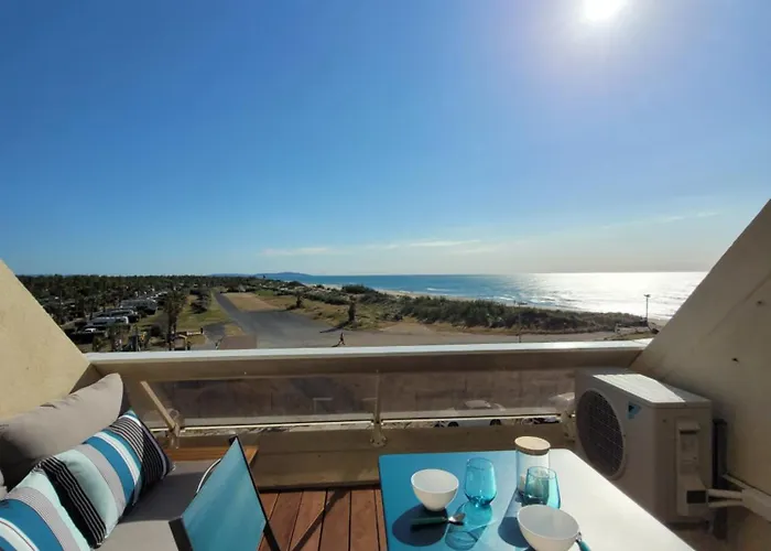 Appartement Blue Luxe Vue - Village Naturiste Résidence Héliopolis Agde